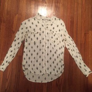 Aztec Printed Button-Down